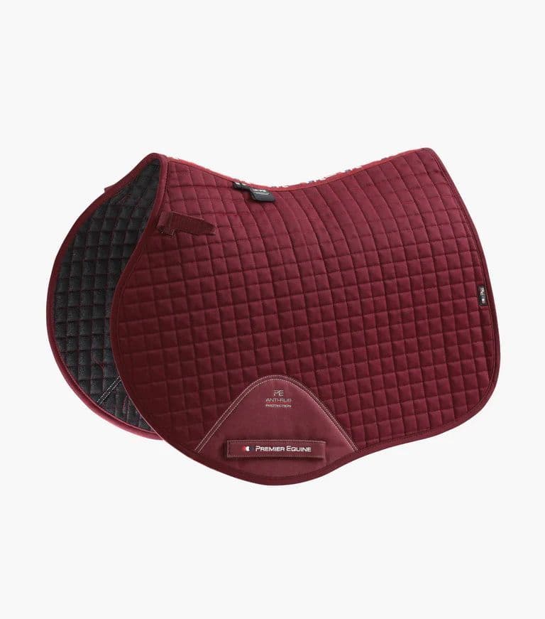 Full Premier Equine Close Contact Cotton GP/Jump Square Optional Embroidery