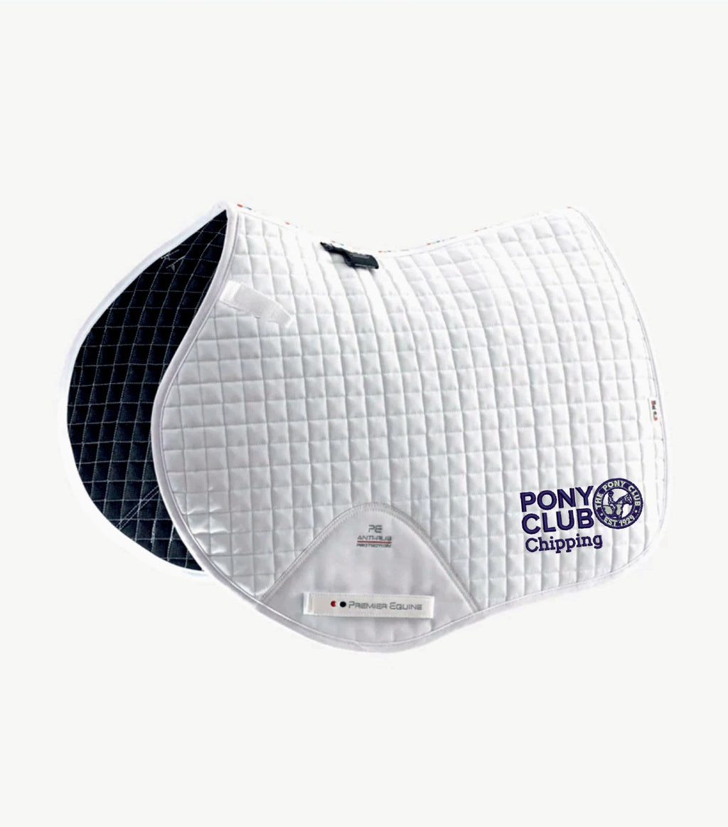 Furness & District PC FULL embroidered white/Navy/Black Premier Equine Close Contact Saddlecloths