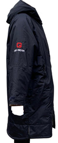 GGGear Weatherproof Warm Long Fleece Lined Winter Coat/Robe