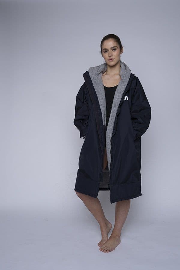GGGear Weatherproof Warm Long Fleece Lined Winter Coat/Robe