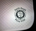 GSPC White Saddle Cloths