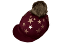 Gwernyfed High school Burgundy Silk with Faux Fur pompom