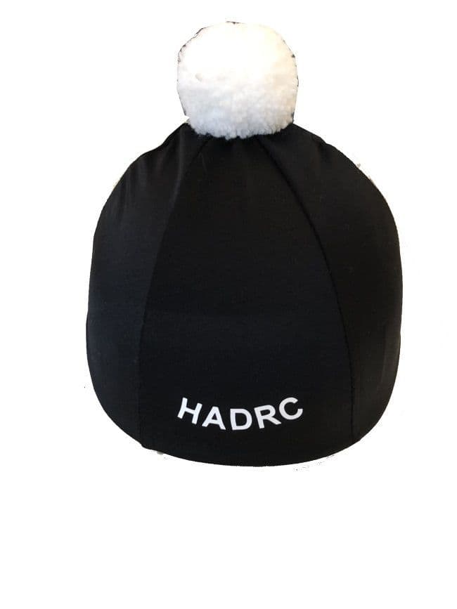 HADRC Black silk with white pompom
