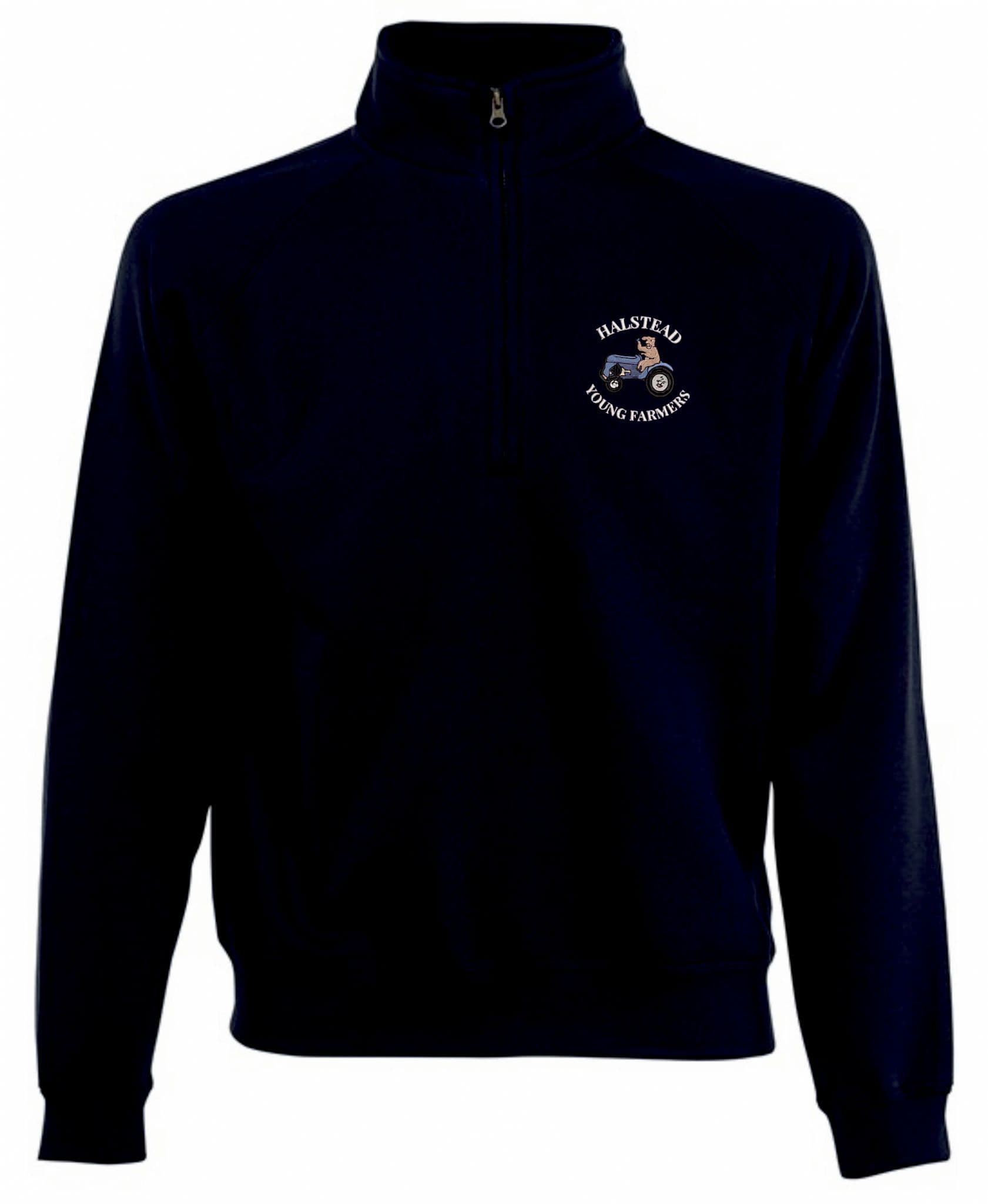 Halstead YF Farmers Navy Quarter Zip Sweatshirt SS830