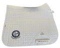 Hampshire Hunt PC embroidered white Premier Equine Dressage Saddlecloths