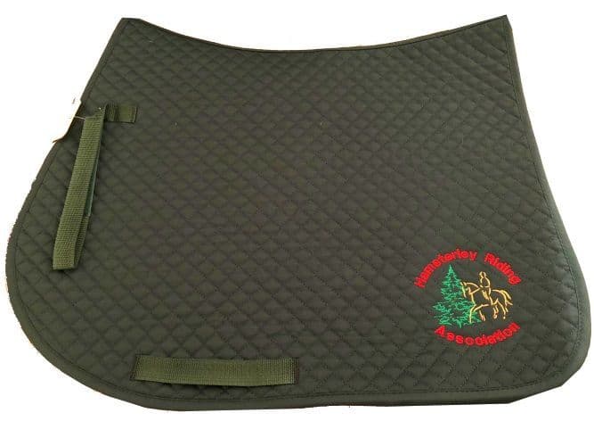 Hamsterley Riding Association GP Bottle Green saddlecloth