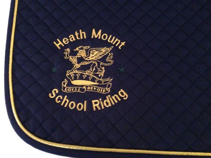 Heath Mount School Navy Saddlecloth
