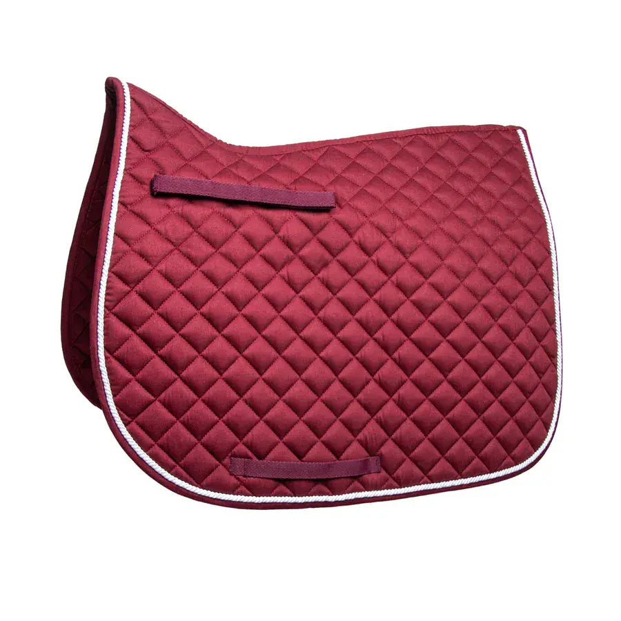 HKM Burgundy GP Saddle Pad – PONY