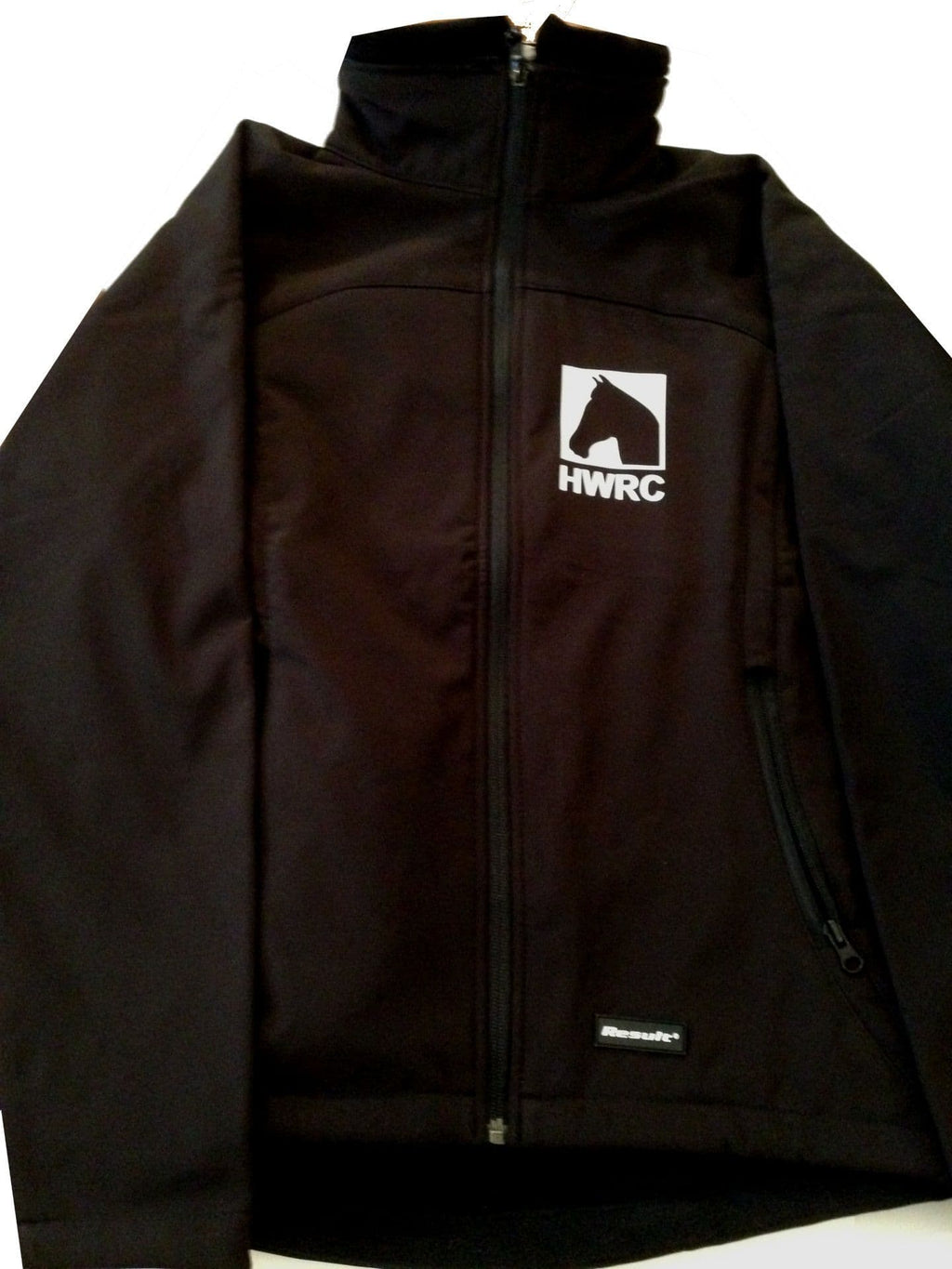 HWRC Men's Black soft shell jacket -