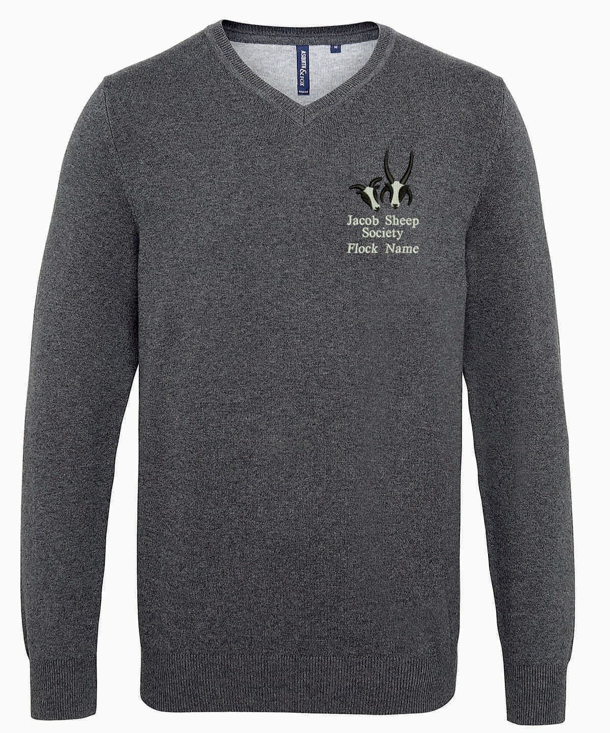 Jacob Sheep Society Woolen V Neck Jumper aq042