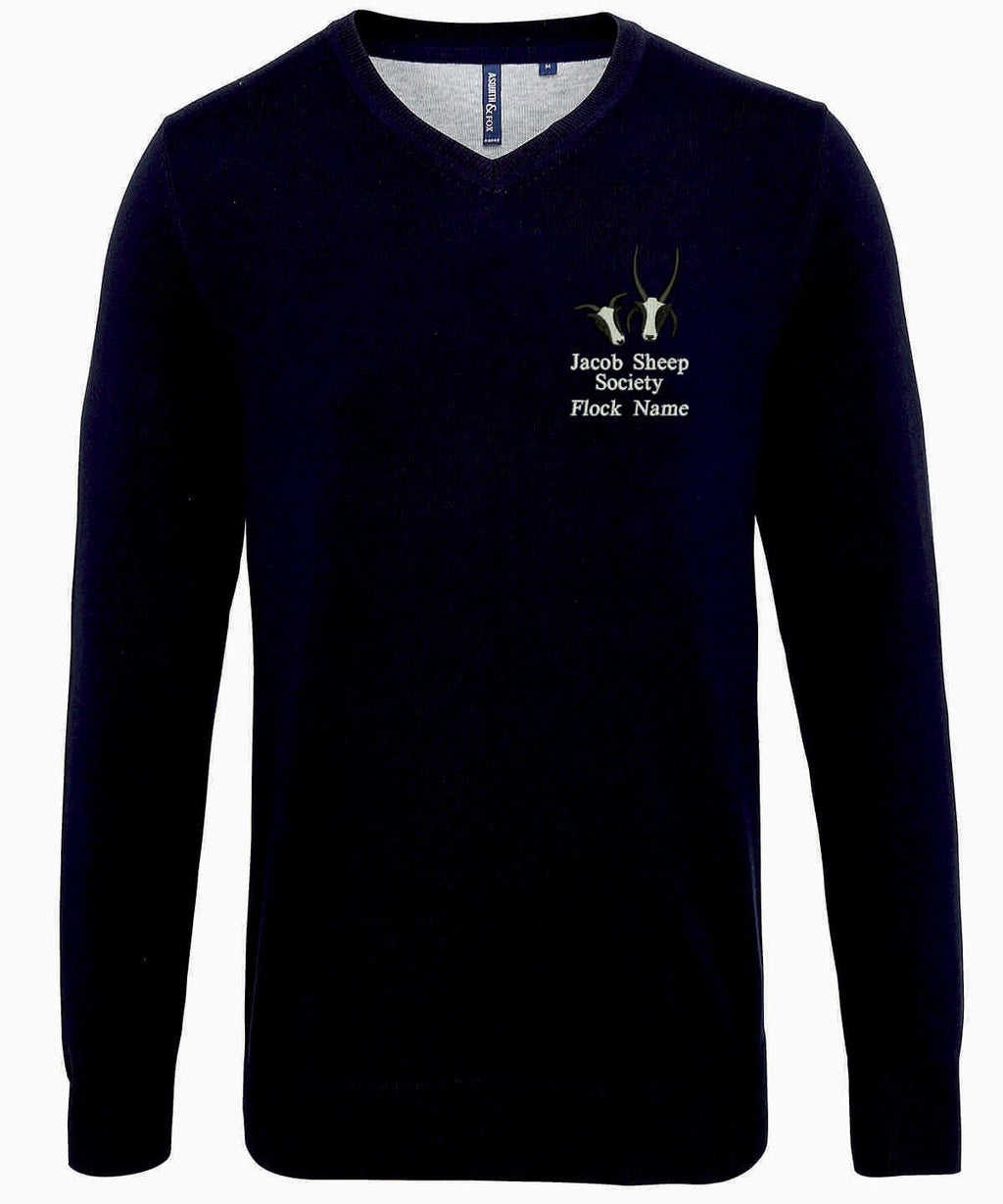 Jacob Sheep Society Woolen V Neck Jumper aq042