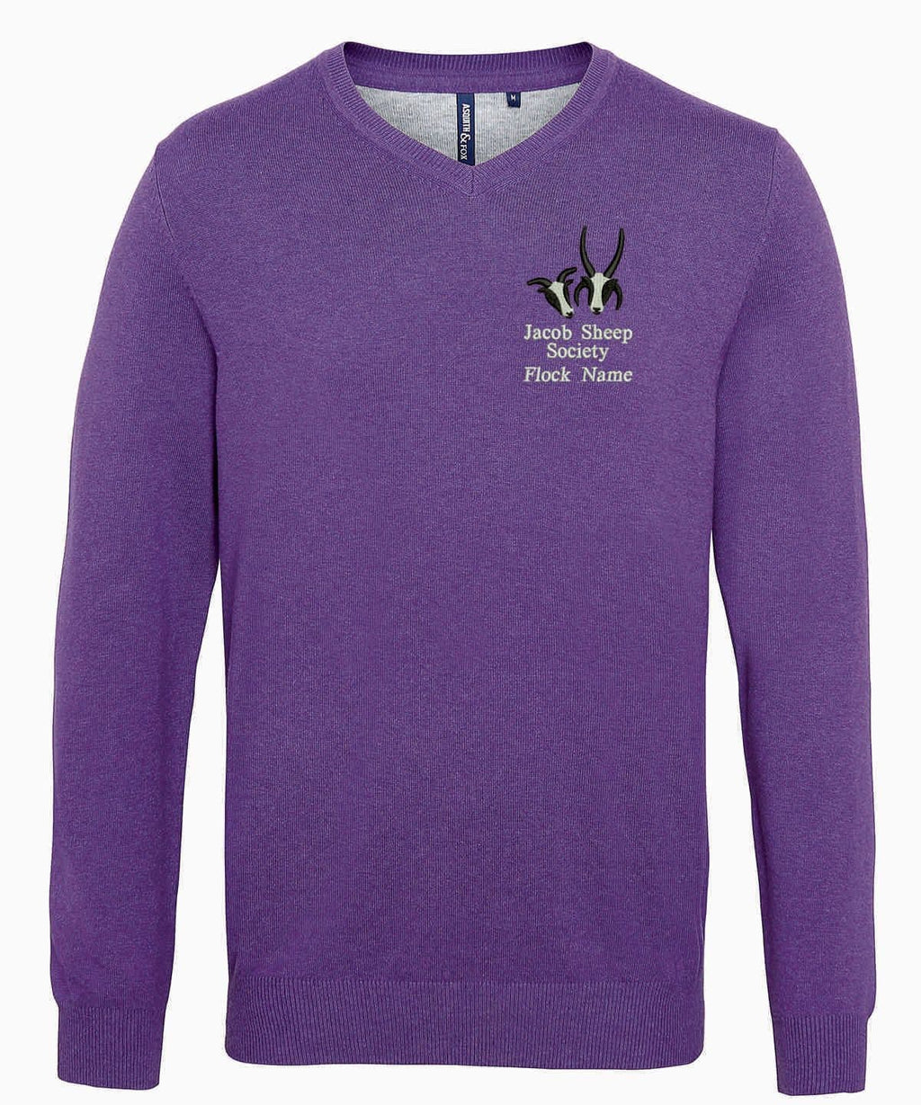 Jacob Sheep Society Woolen V Neck Jumper aq042