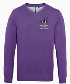 Jacob Sheep Society Woolen V Neck Jumper aq042