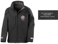 Junior Black Classic Softshell 3 layer jacket St Columba's College NSEA R121J