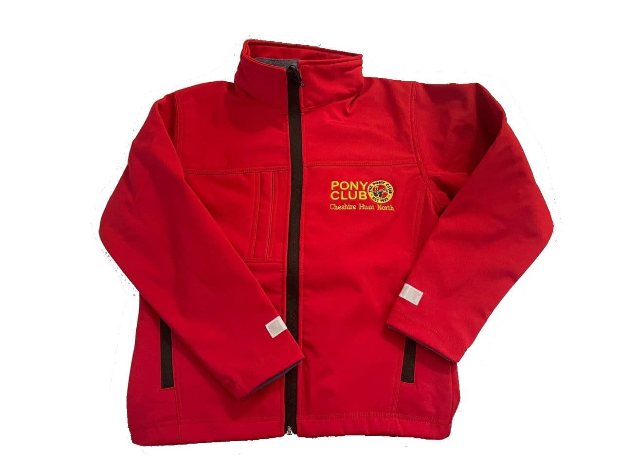 Junior Red Classic Softshell 3 layer jacket Cheshire Hunt North R121J