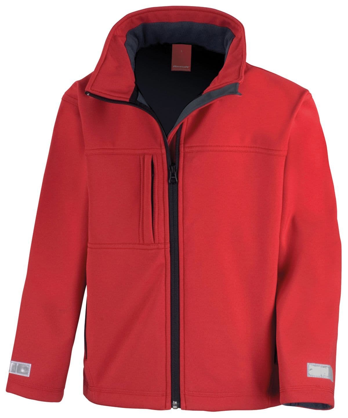 Junior Red Classic Softshell 3 layer jacket Cheshire Hunt North R121J