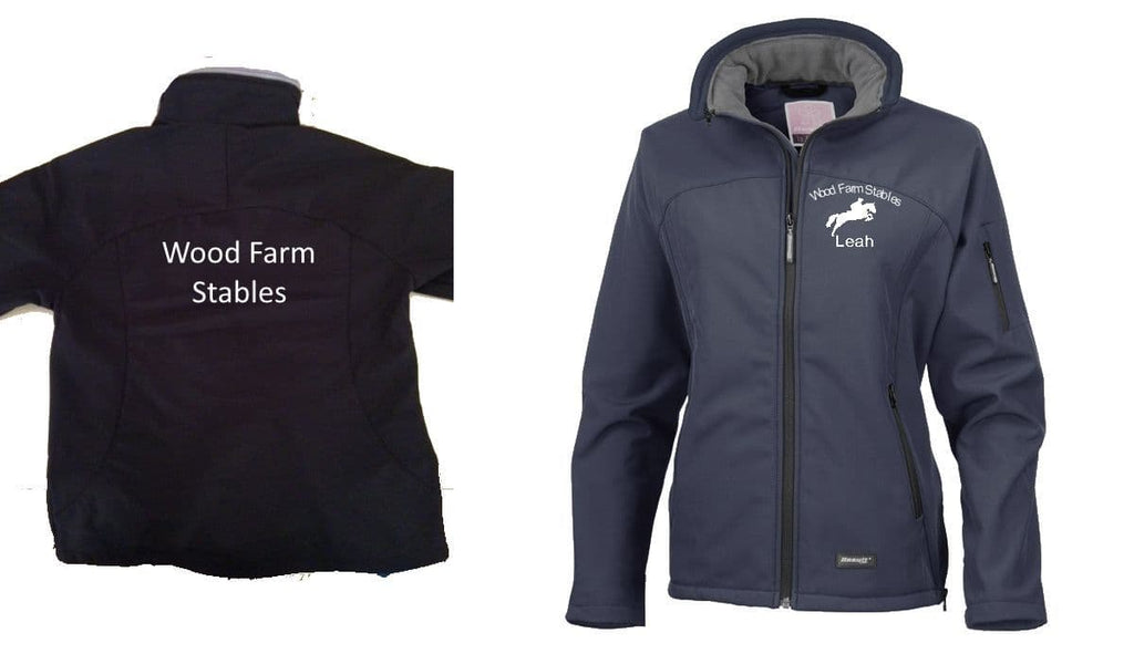 Junior Woodfarm Stables Classic Softshell 3 layer jacket.