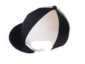 Kent Border Pony Club Navy/White Lycra Hat Silk and button