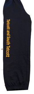 Kids Tetcott and Tetcott South Navy Cuffed Hem Joggers.