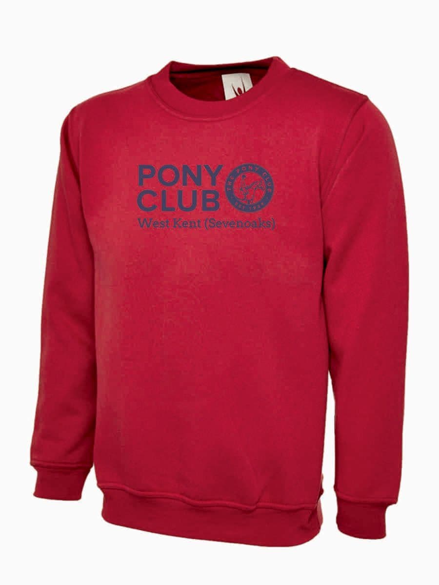Kids West Kent Sevenoaks Red Sweatshirt SS9b