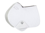 Kitebrook embroidered white Le Meiux Close Contact Saddlecloths