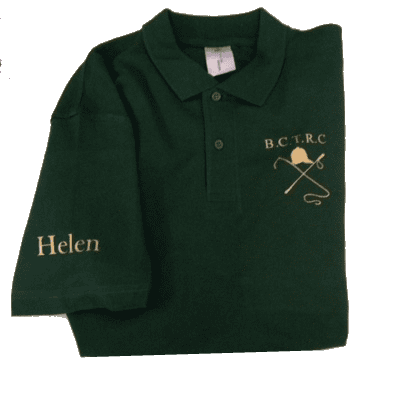 Ladies BCTRC Polo Shirt – Navy or Bottle BA390