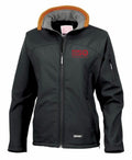 Ladies Black Warwickshire Hunt Softshell Jacket R122f