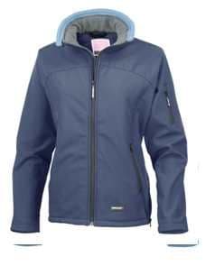 Ladies CLUB navy soft shell jacket SWDRC