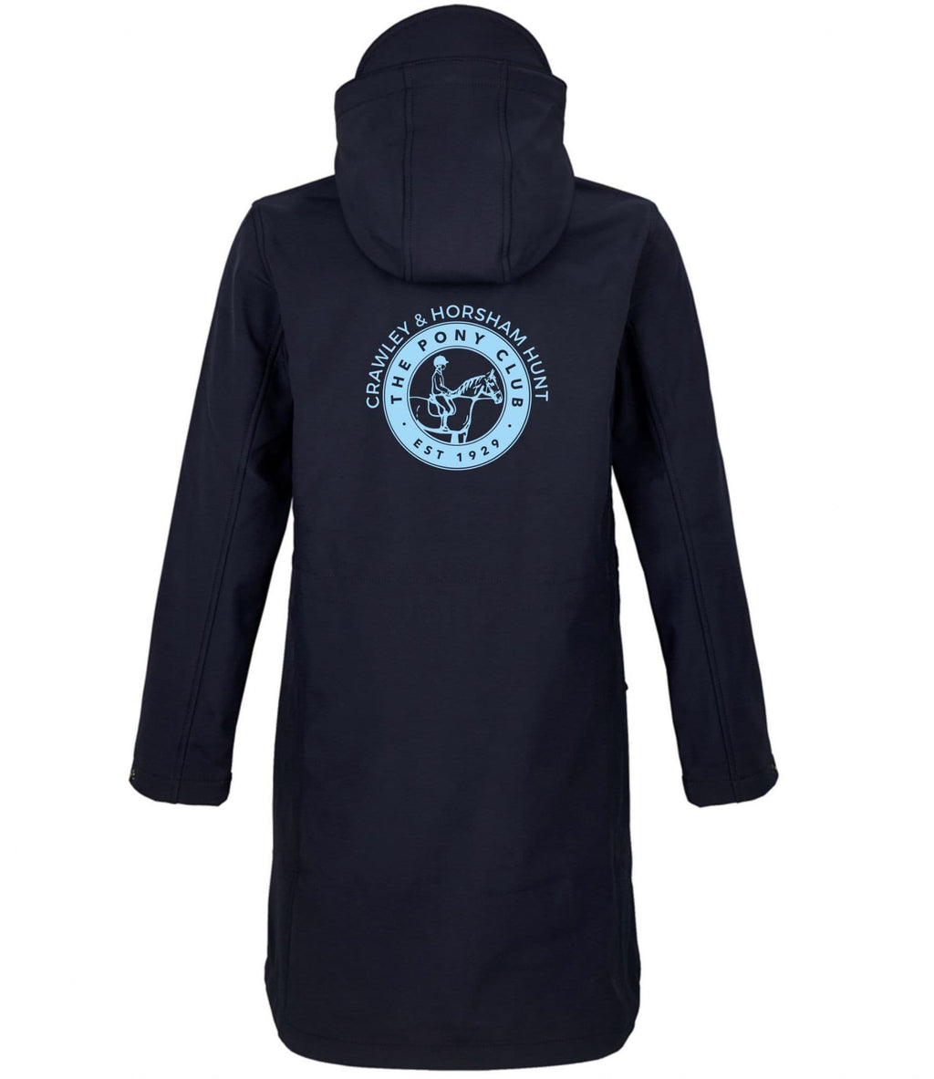 Ladies Crawley & Horsham Hunt Navy Long Softshell Jacket – 03794