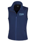 Ladies Fit Abbotsholme Pony Club Navy Soft-shell Gilet – R232F