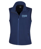 Ladies Fit Abbotsholme Pony Club Navy Soft-shell Gilet – R232F