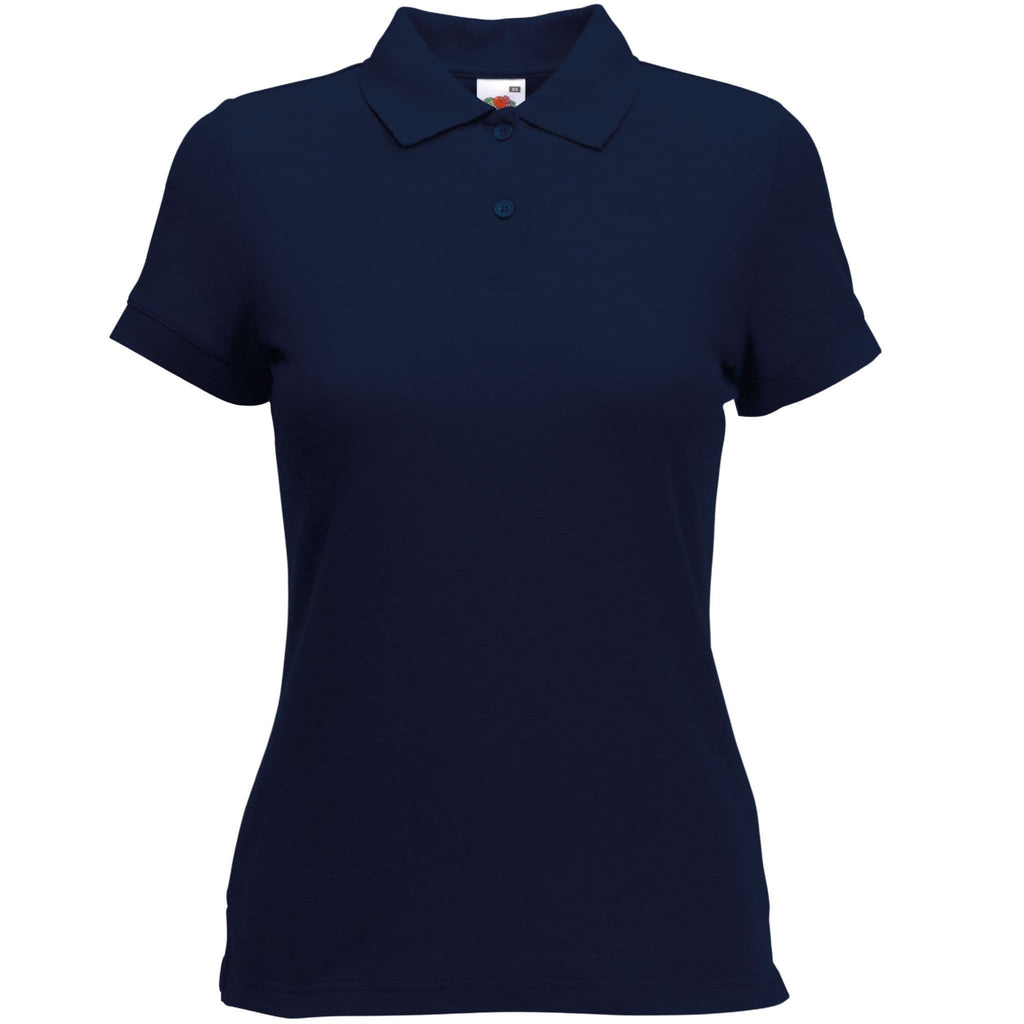 Ladies Fit Burghley Polo Shirt – Navy UC106