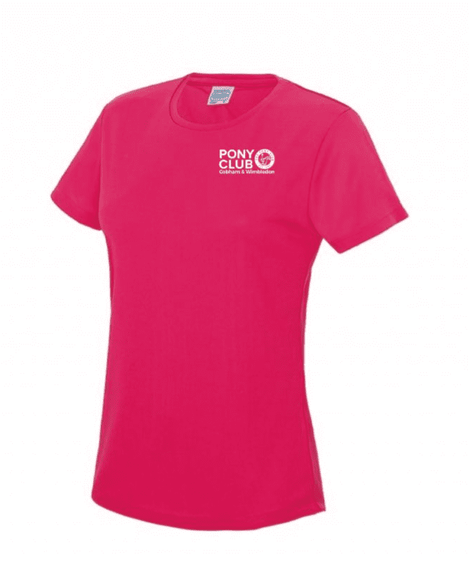 Ladies Fit Cobham & Wimbledon Pony Club "Cool" Camp T Shirts JC005