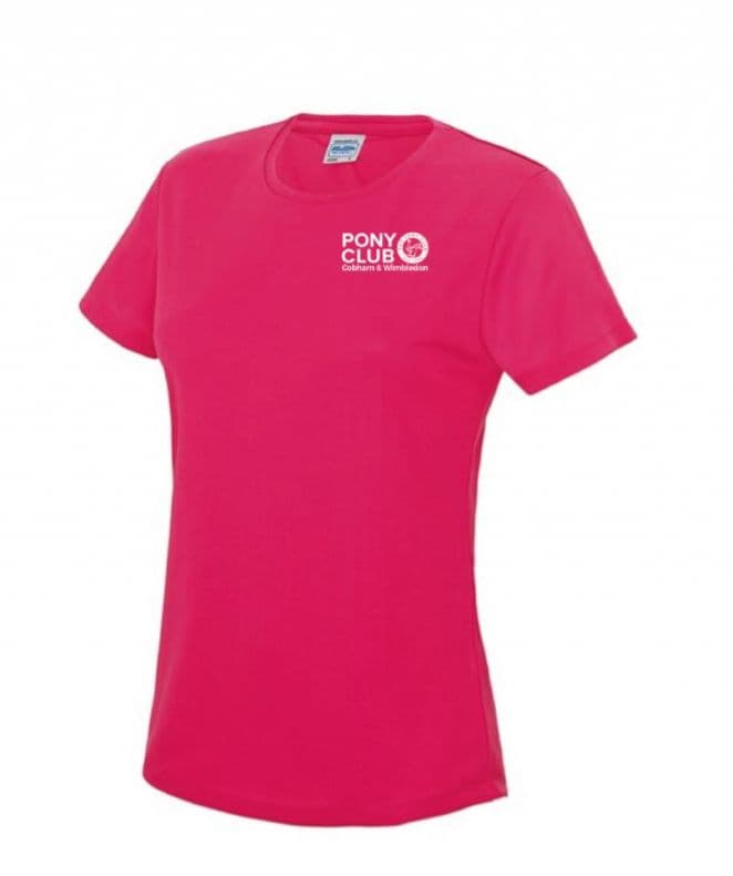 Ladies Fit Cobham & Wimbledon Pony Club "Cool" Camp T Shirts JC005