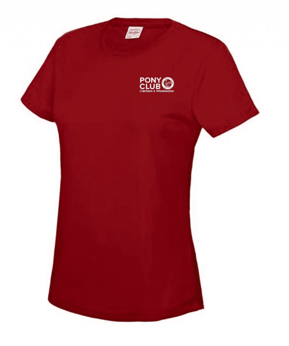 Ladies Fit Cobham & Wimbledon Pony Club "Cool" Camp T Shirts JC005