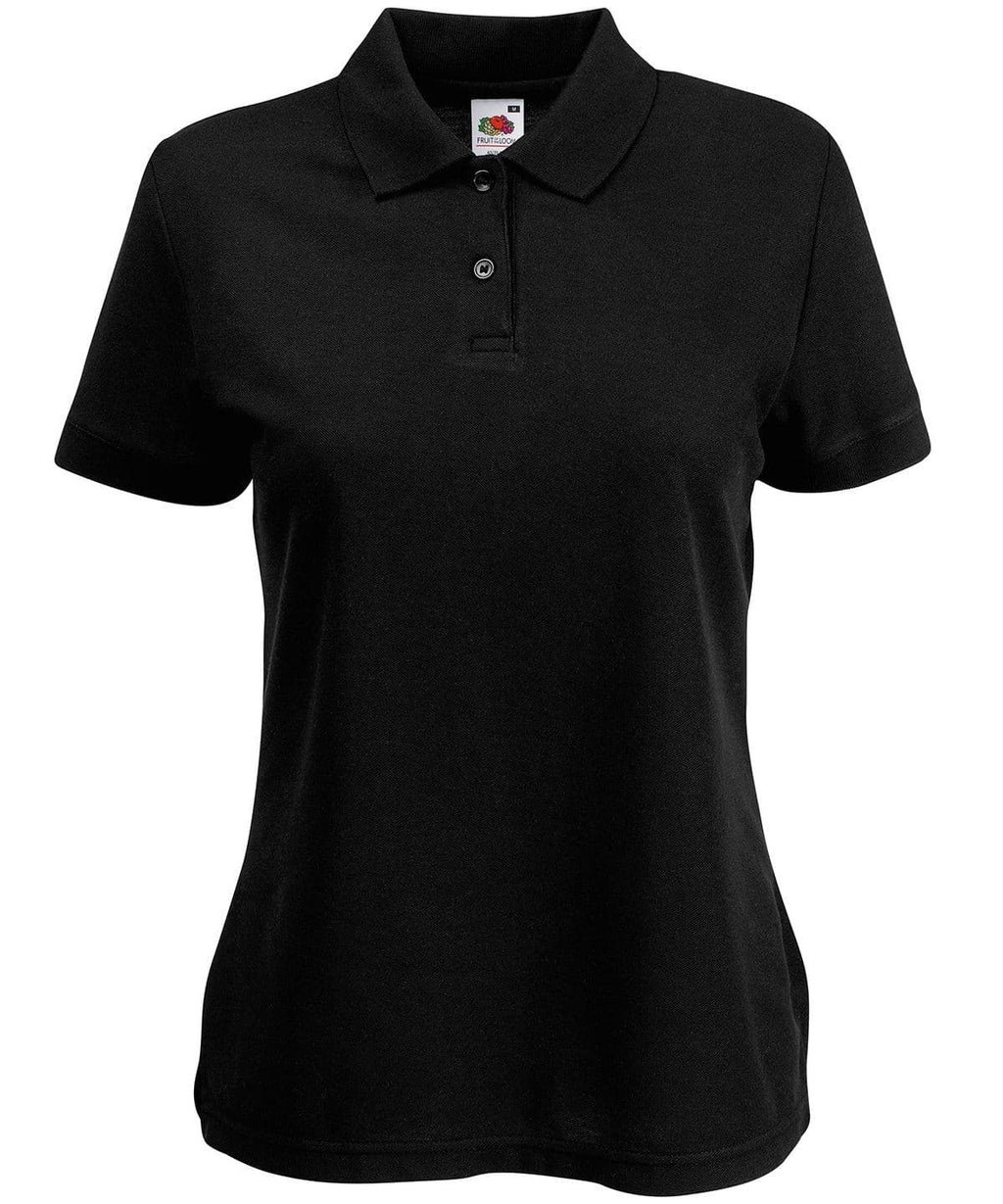 Ladies Fit Essex All Blacks Polocrosse Polo Shirt – Black