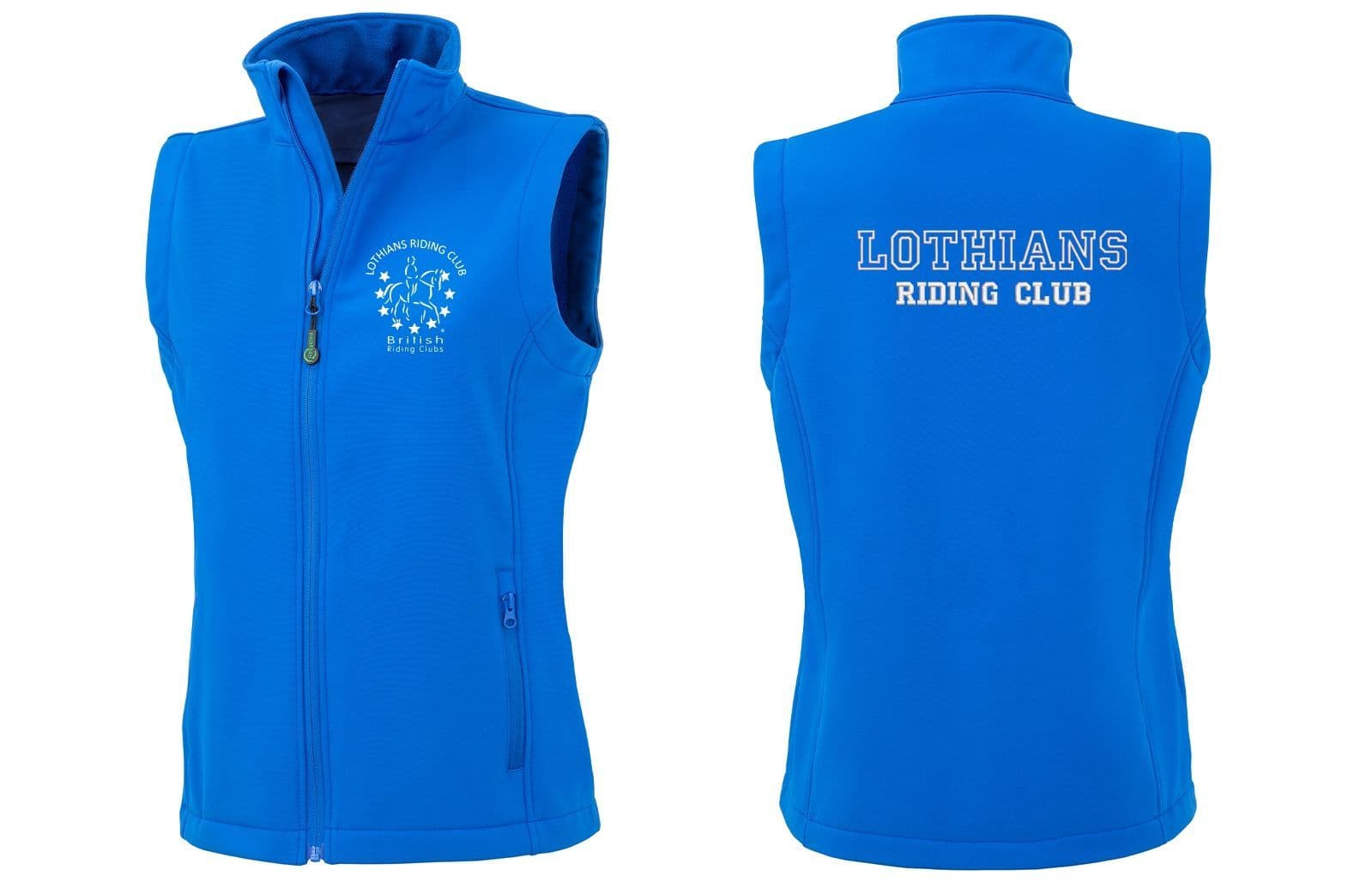 Ladies Fit Lothians RC Royal Soft-shell Gilet – RS902F