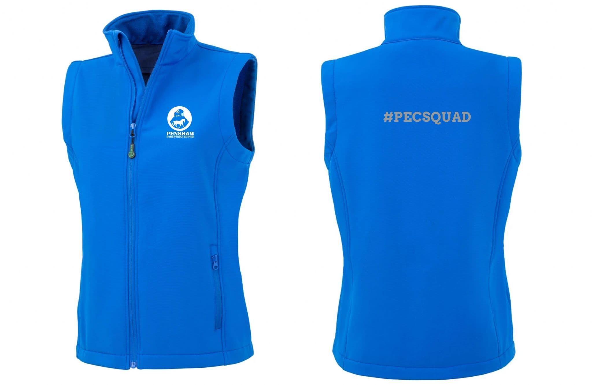 Ladies Fit Penshaw Equestrian Squad Royal Soft-shell Gilet – RS902F