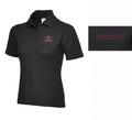 Ladies Fit Quinton House School Polo Shirt – Black UC106