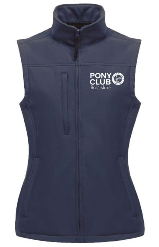 Ladies Fit Ross-shire Navy PC Soft-shell Gilet – RG155