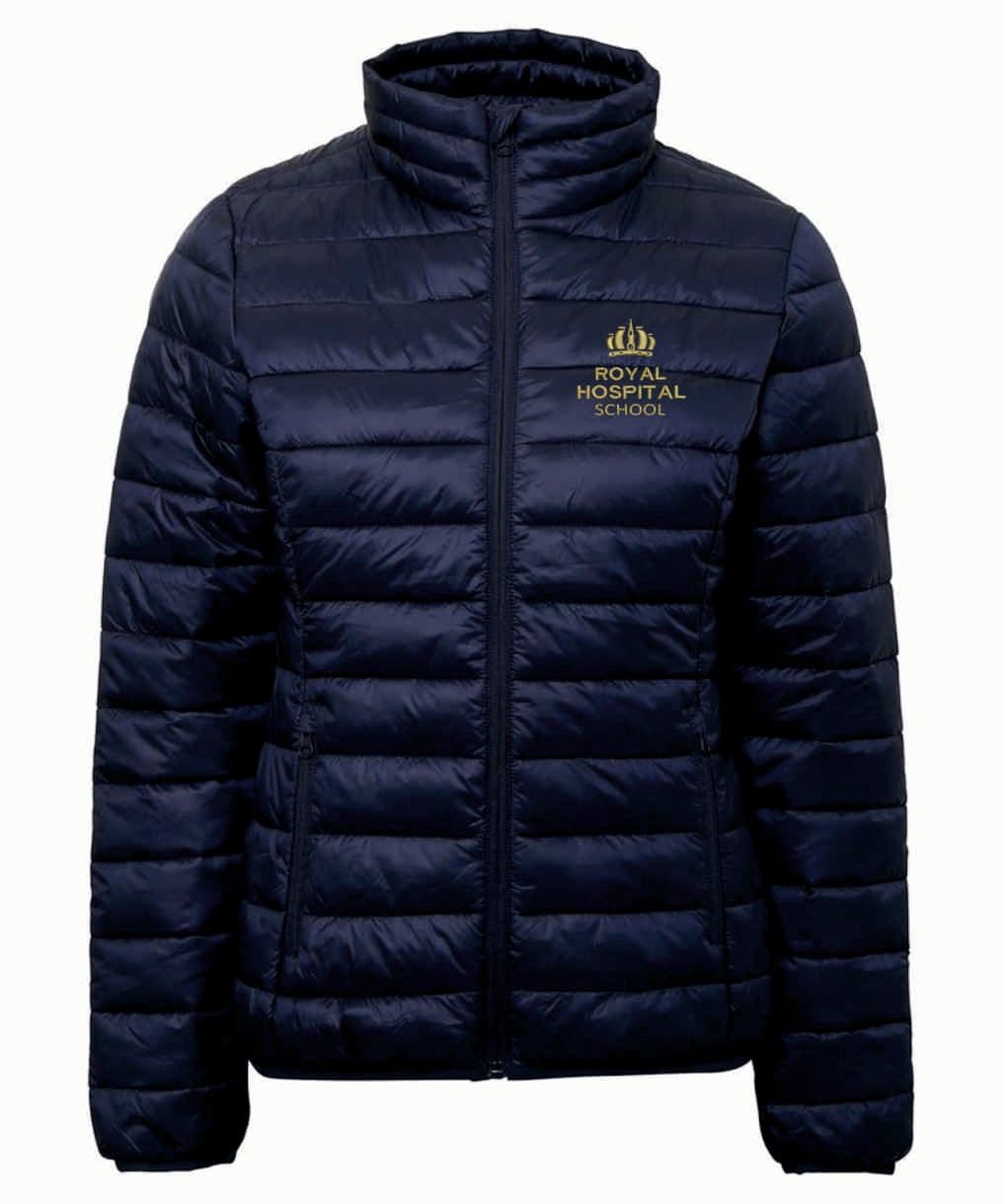 Ladies Fit Royal Hospital School padded jacket TS30F