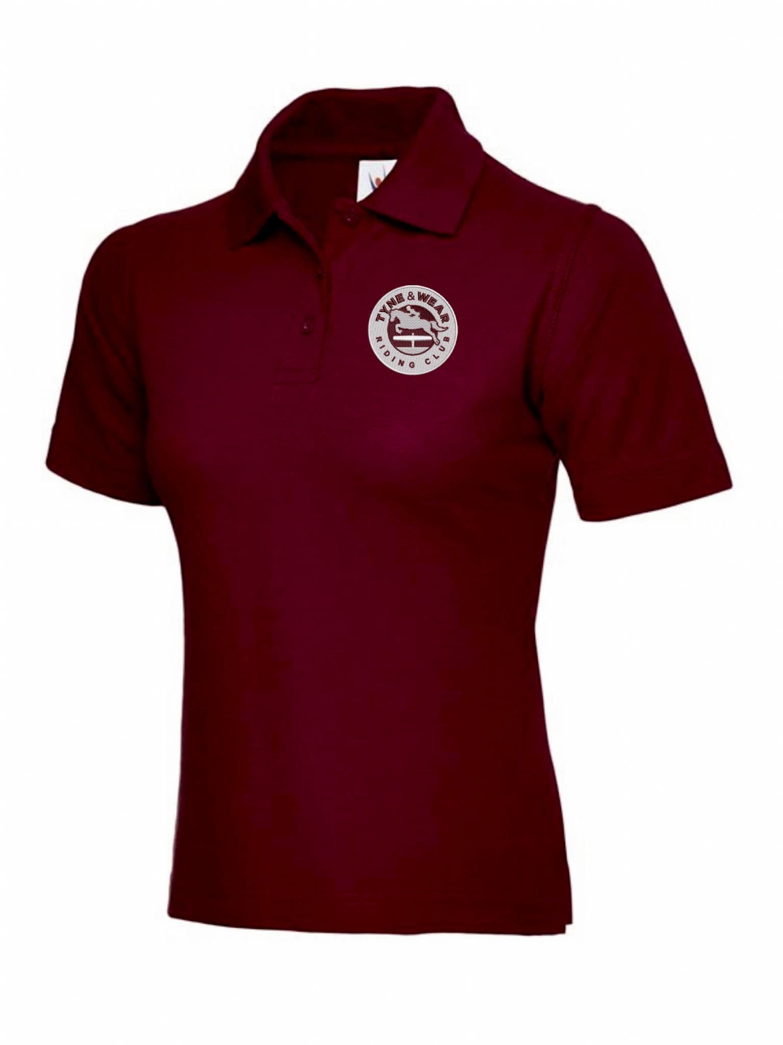 Ladies Fit Tyne & Wear RC Polo Shirt – Burgundy UC106