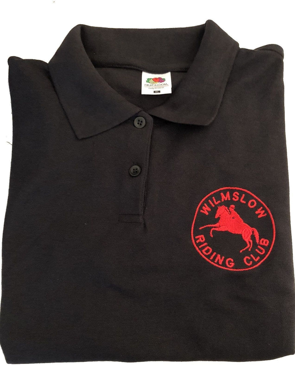 Ladies Fit Wilmslow RC Polo Shirt -Black