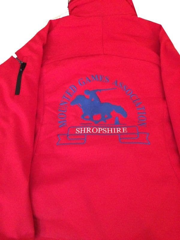 Ladies MGA RED soft shell jacket
