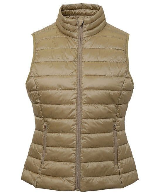 Ladies Navy Padded Gilet TS31F