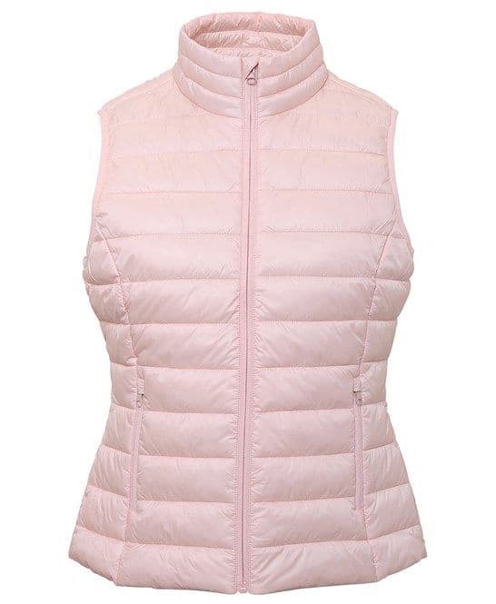 Ladies Navy Padded Gilet TS31F