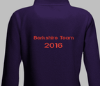 Ladies navy soft shell Jacket Berkshire Team
