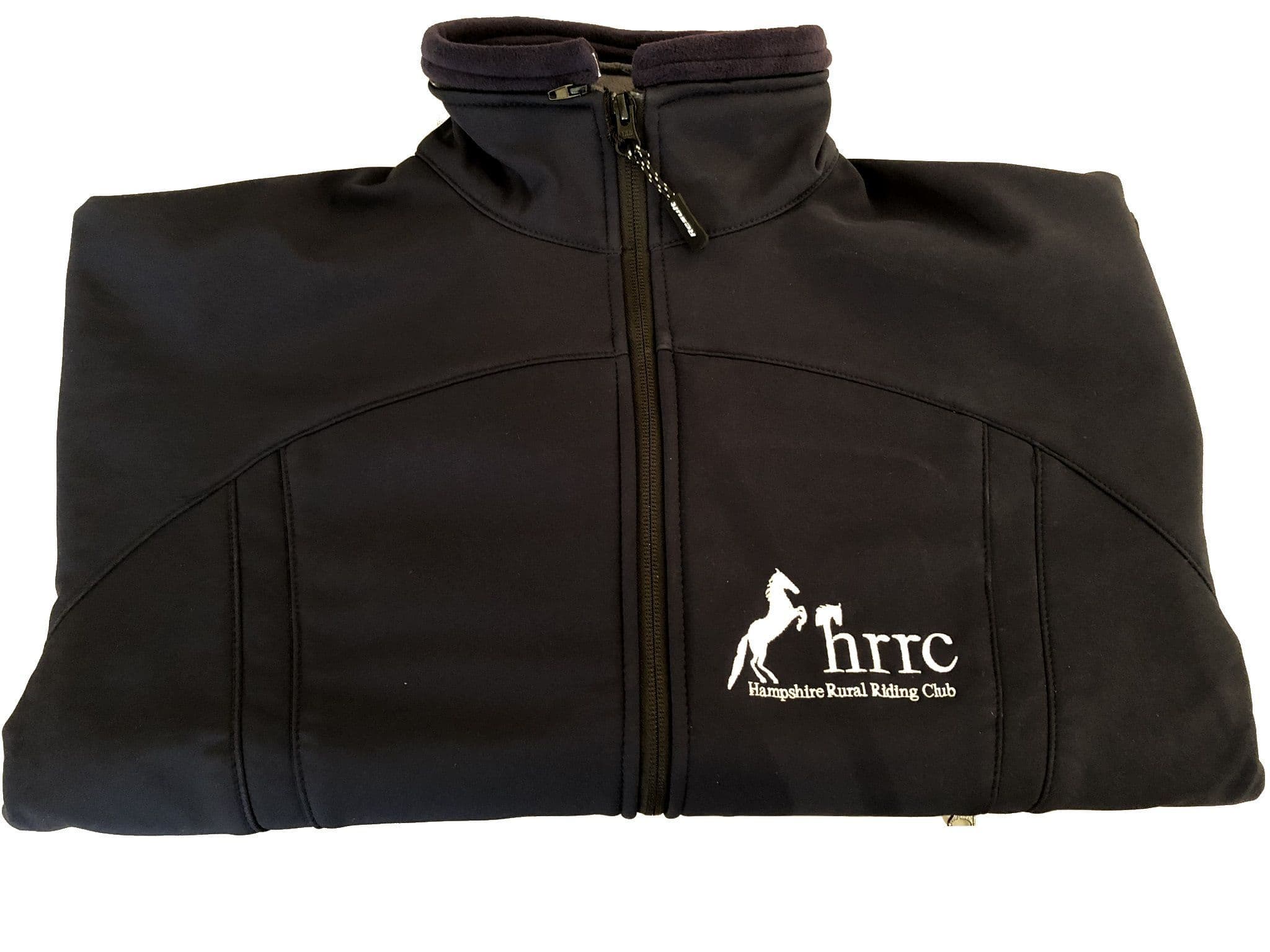 Ladies navy soft shell jacket HRRC