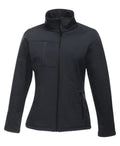 Ladies Navy soft shell jacket Moor Farm EC Rg195