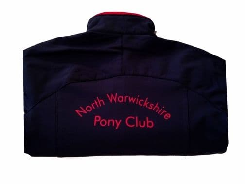 Ladies navy soft shell jacket North Warwickshire RG195
